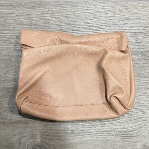 Elegant Tan Leather Clutch